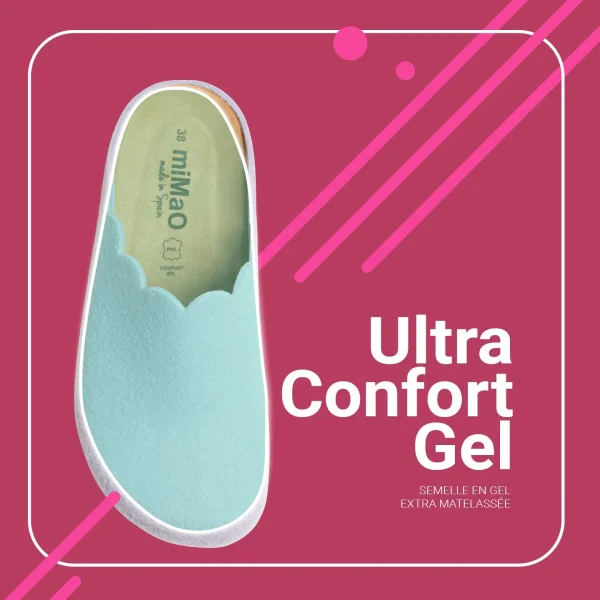 MiMaO ShopOnline SWEET HOME – Pantoufles Pour Femme VERT 7