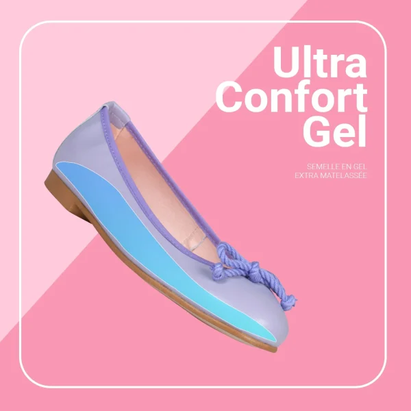 MiMaO ShopOnline BALLET – Ballerines Pour Femme DORÉ 8