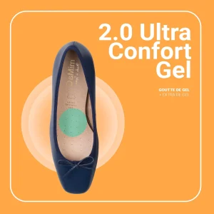 MiMaO ShopOnline OPÉRA – Ballerines à Talon ARGENTÉ 21