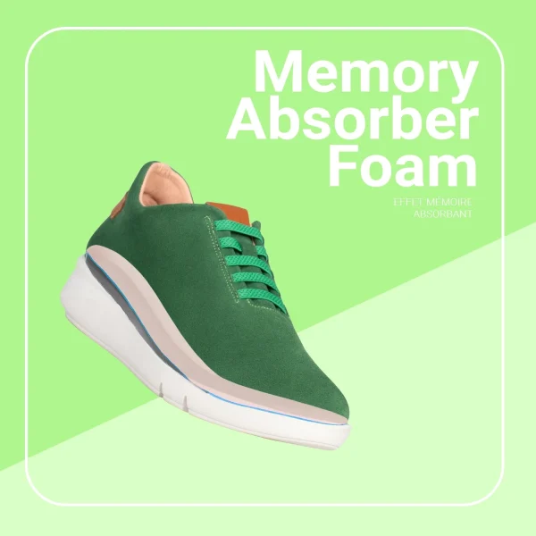 MiMaO ShopOnline FLY – Chaussures Décontractées à Talon Compensé NOIR 8
