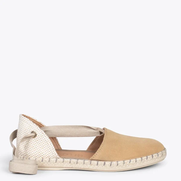 MiMaO ShopOnline ALGARVE – Espadrilles Plates Pour Femme SABLE 1