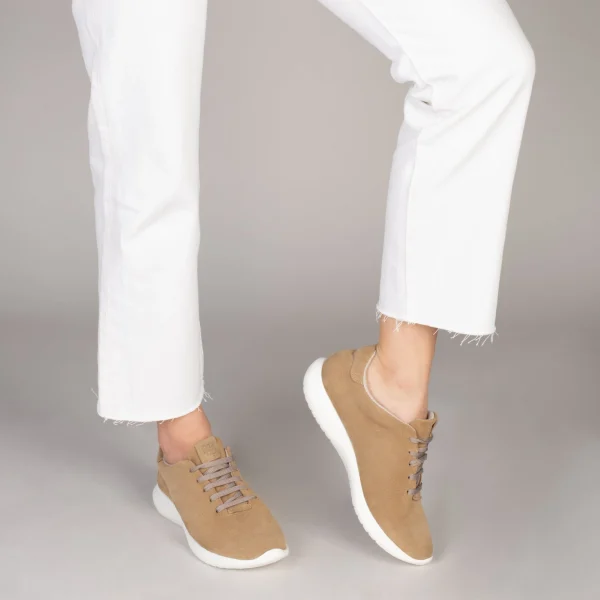 MiMaO ShopOnline WALK – Baskets Confortables Pour Femme SABLE 7