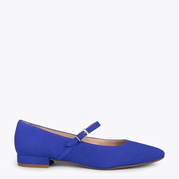 MiMaO ShopOnline BABIES – Ballerines à Bracelet BLEU ROI 1