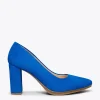 MiMaO ShopOnline URBAN – Chaussures à Talon Haut En Daim BLEU 25
