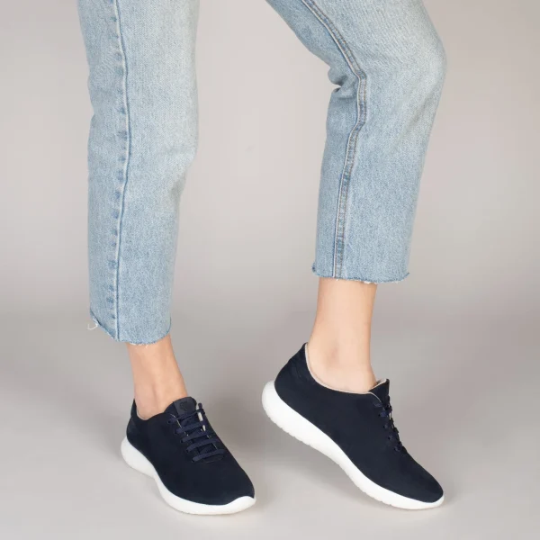 MiMaO ShopOnline WALK – Baskets Confortables Pour Femme BLEU MARINE 7