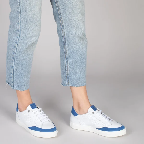 MiMaO ShopOnline SNEAKER MIL PUNTOS – Tennis Casual Pour Femme BLEU 7