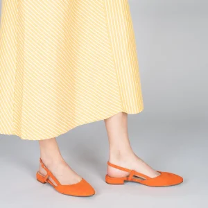 MiMaO ShopOnline BRUNCH – Chaussures à Talon Bas Et Bride Arrière ORANGE 19