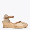 MiMaO ShopOnline JAVEA – Espadrilles Compensées En Raphia BEIGE 20