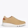 MiMaO ShopOnline FLY – Chaussures Décontractées à Talon Compensé BEIGE 25