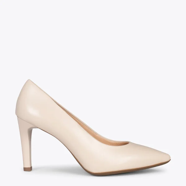 MiMaO ShopOnline GLAM – Chaussures élégantes à Talon Haut BEIGE 1
