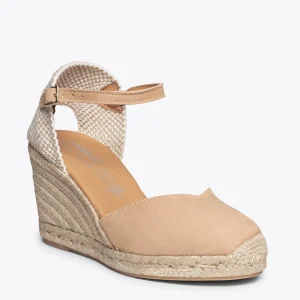 MiMaO ShopOnline NERJA – Espadrilles à Talon Haut BEIGE 14