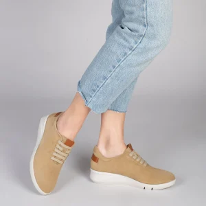 MiMaO ShopOnline FLY – Chaussures Décontractées à Talon Compensé BEIGE 19
