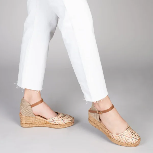 MiMaO ShopOnline JAVEA – Espadrilles Compensées En Raphia BEIGE 7