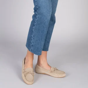 MiMaO ShopOnline BOUCLE – Mocassins Pour Femme à Semelle Amovible BEIGE 19