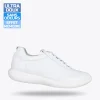 MiMaO ShopOnline MIAMI – Baskets En Cuir Nappa à Lacets BLANC 25