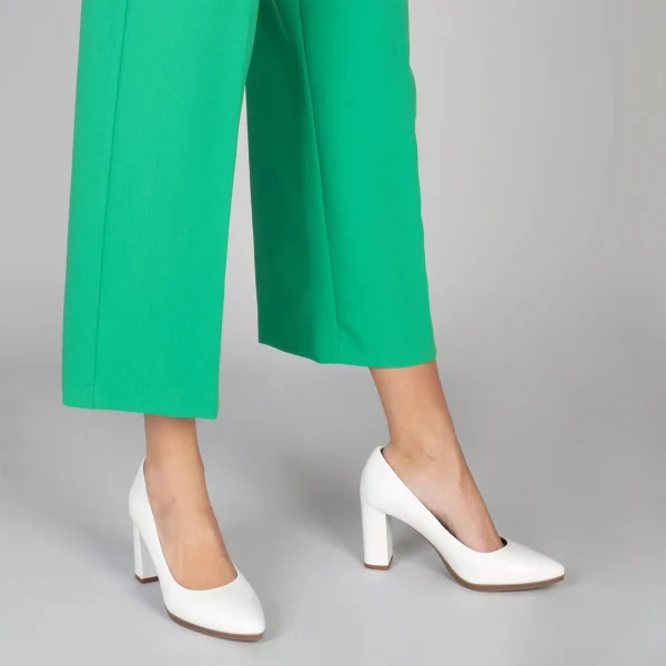 MiMaO ShopOnline URBAN SOIRÉE – Chaussures à Talon Haut En Cuir Nappa BLANC 7