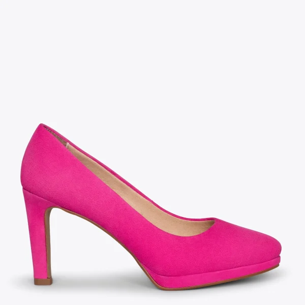 MiMaO ShopOnline PLATEFORME – Escarpins à Talon Haut Et Plateforme FUCHSIA 1