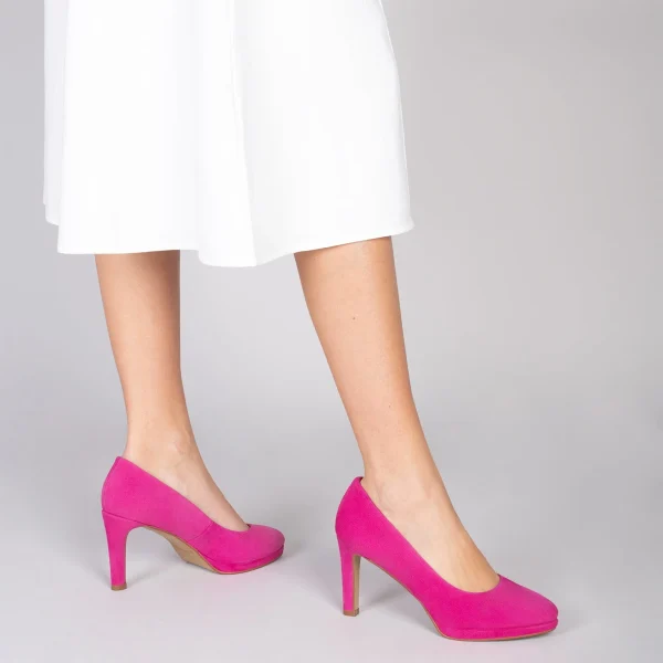 MiMaO ShopOnline PLATEFORME – Escarpins à Talon Haut Et Plateforme FUCHSIA 7