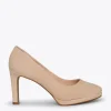 MiMaO ShopOnline PLATEFORME – Escarpins à Talon Haut Et Plateforme CAMEL 25