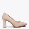 MiMaO ShopOnline URBAN – Chaussures à Talon Haut En Daim BEIGE 23