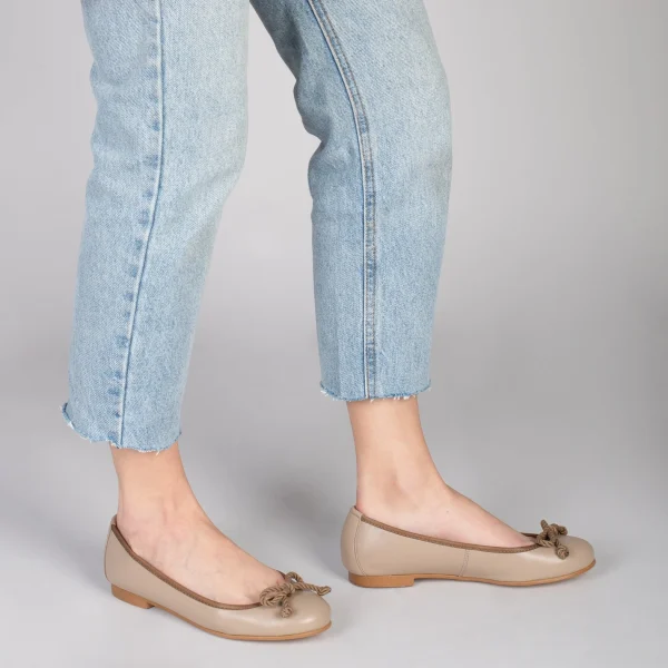 MiMaO ShopOnline BALLET – Ballerines Pour Femme TAUPE 7