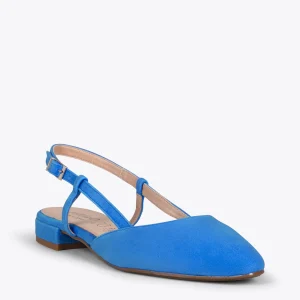 MiMaO ShopOnline BRUNCH – Chaussures à Talon Bas Et Bride Arrière BLEU 15