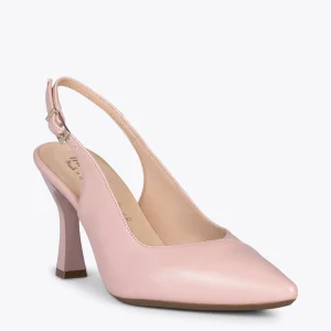 MiMaO ShopOnline GLAM À BRIDE ARRIÈRE – Chaussures à Talon En Cuir Nappa NUDE 15