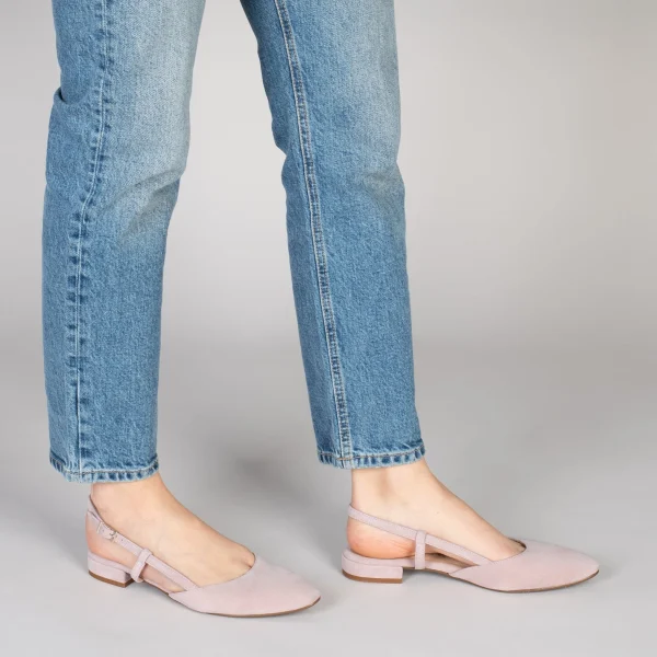 MiMaO ShopOnline BRUNCH – Chaussures à Talon Bas Et Bride Arrière NUDE 7