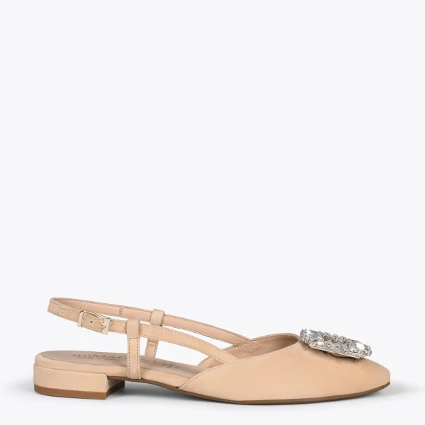 MiMaO ShopOnline BRUNCH BIJOU – Escarpins Avec Bride Arrière Et STRASS SABLE 1