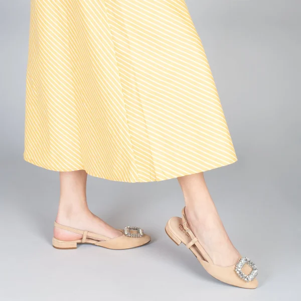MiMaO ShopOnline BRUNCH BIJOU – Escarpins Avec Bride Arrière Et STRASS SABLE 7
