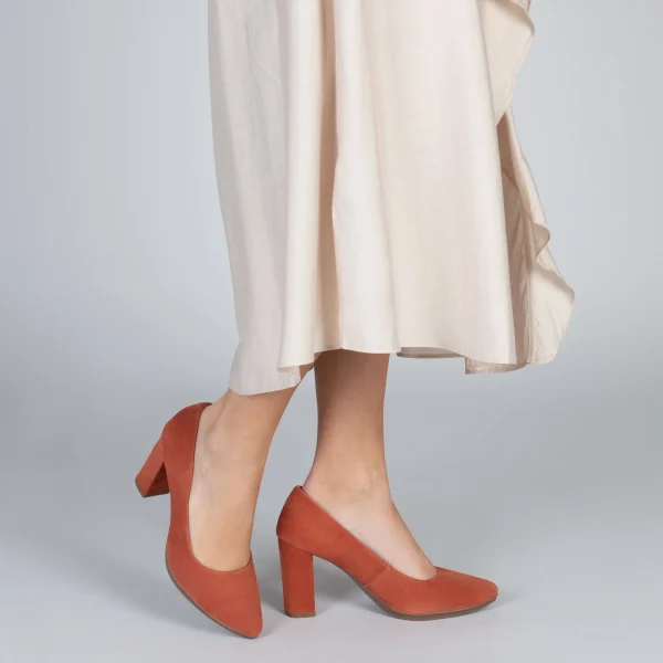 MiMaO ShopOnline URBAN – Chaussures à Talon Haut En Daim TUILE 7