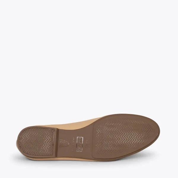 MiMaO ShopOnline STYLE – Mocassins En Cuir Avec Détail Métallique CAMEL 6