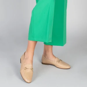 MiMaO ShopOnline STYLE – Mocassins En Cuir Avec Détail Métallique CAMEL 19
