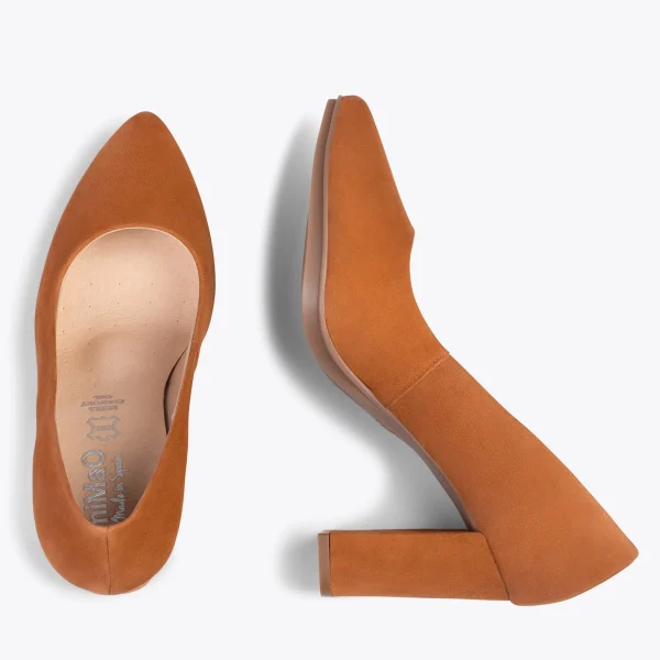 MiMaO ShopOnline URBAN – Chaussures à Talon Haut En Daim CAMEL 3