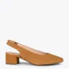 MiMaO ShopOnline URBAN LADY – Escarpins à Talon Moyen à Bride Arrière CAMEL 22