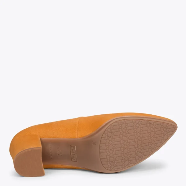 MiMaO ShopOnline URBAN S – Chaussures à Talon Moyen En Daim MARRON 6