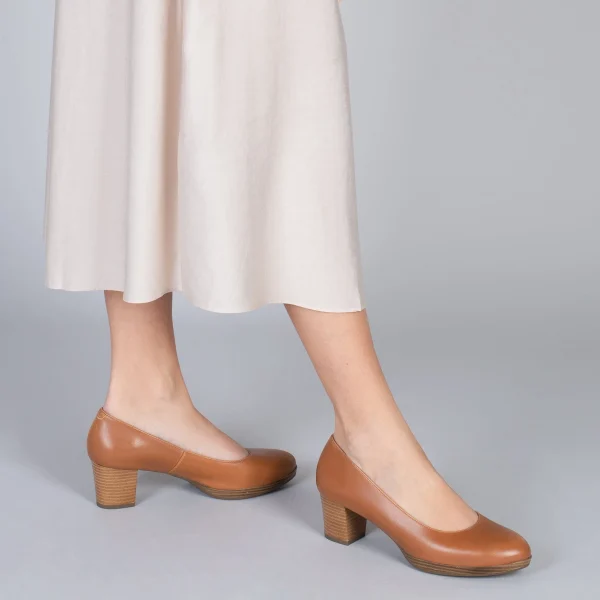 MiMaO ShopOnline VOL S – Chaussures à Talon Et Plateforme MARRON 7