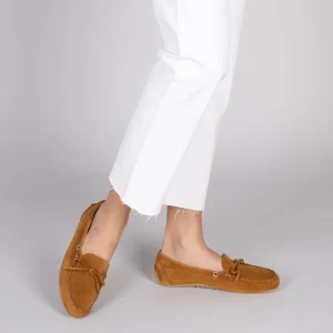 MiMaO ShopOnline BOUCLE – Mocassins Pour Femme à Semelle Amovible CAMEL 19