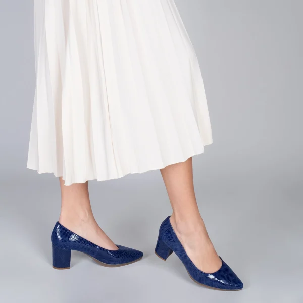 MiMaO ShopOnline URBAN S ROYAL – Chaussures à Talon Moyen BLEU 7