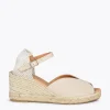 MiMaO ShopOnline SITGES – Espadrilles Compensées à Bout Ouvert BEIGE 22
