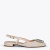 MiMaO ShopOnline BRUNCH BIJOU – Escarpins Avec Bride Arrière Et STRASS TAUPE 23