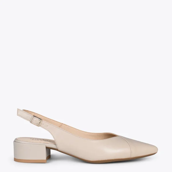MiMaO ShopOnline HEAVEN – Slingback à Bout Fin TAUPE 1