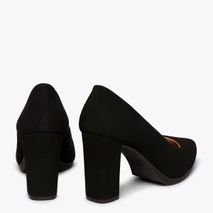 MiMaO ShopOnline URBAN – Chaussures à Talon Haut En Daim NOIR 13