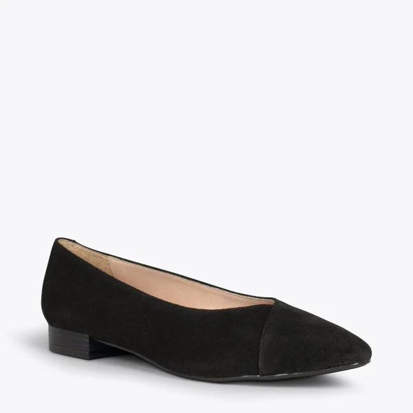 MiMaO ShopOnline MARIE – Chaussures à Talon Bas Et Bout Fin NOIR 5