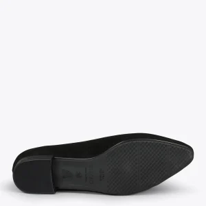 MiMaO ShopOnline MARIE – Chaussures à Talon Bas Et Bout Fin NOIR 17