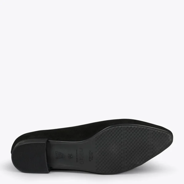 MiMaO ShopOnline MARIE – Chaussures à Talon Bas Et Bout Fin NOIR 6
