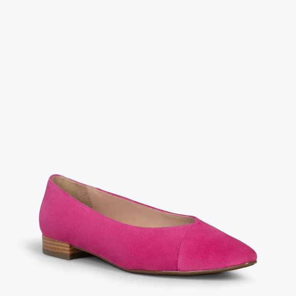 MiMaO ShopOnline MARIE – Chaussures à Talon Bas Et Bout Fin FUCHSIA 5