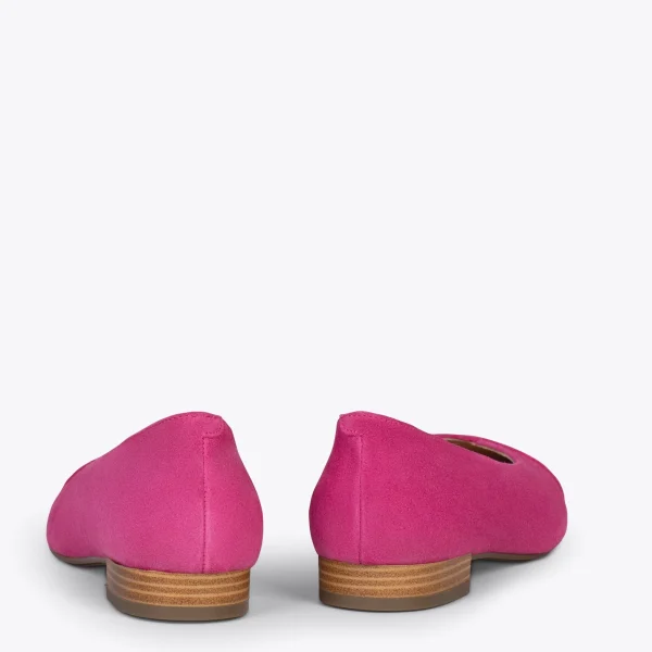 MiMaO ShopOnline MARIE – Chaussures à Talon Bas Et Bout Fin FUCHSIA 4