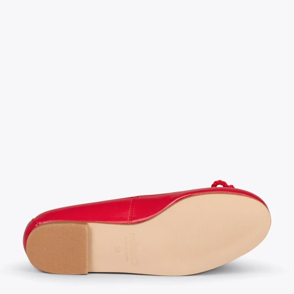 MiMaO ShopOnline BALLET – Ballerines Pour Femme ROUGE 6