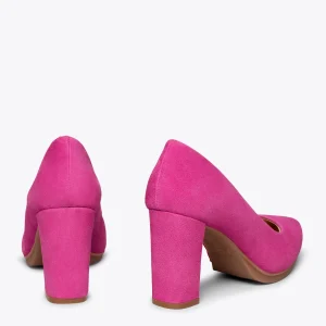MiMaO ShopOnline URBAN – Chaussures à Talon Haut En Daim FUCHSIA 13